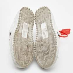 Pre Owned Off-White Leather and Suede -3-0-polo Sneakers Size 41