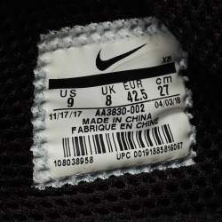 Pre Owned Off-White x Nike Black Mesh and Fabric Air Presto Sneakers Size 42.5