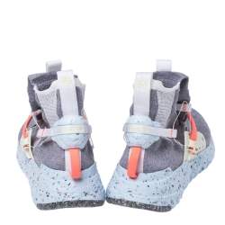 مملوكة مسبقًا حذاء رياضي نايك فاست مرتفع من أعلى سبيس هيبي 03 تريكو قطن رمادي مقاس 42.5