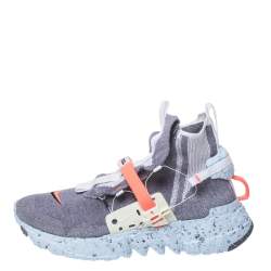 مملوكة مسبقًا حذاء رياضي نايك فاست مرتفع من أعلى سبيس هيبي 03 تريكو قطن رمادي مقاس 42.5