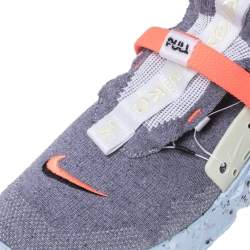 مملوكة مسبقًا حذاء رياضي نايك فاست مرتفع من أعلى سبيس هيبي 03 تريكو قطن رمادي مقاس 42.5