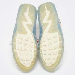 Pre Owned Off-White x Nike Tricolor Leather and Mesh The 10 Air Max 90 Sneakers Size 47.5