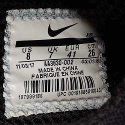 Off-White x Nike Black Mesh and Fabric Air Presto Sneakers Size 41