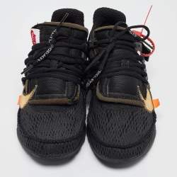 Off-White x Nike Black Mesh and Fabric Air Presto Sneakers Size 41