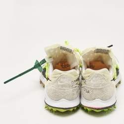 Off-White x Nike Multicolor Neoprene Suede Kiger 5 Cloth Lace Up Sneakers 42.5