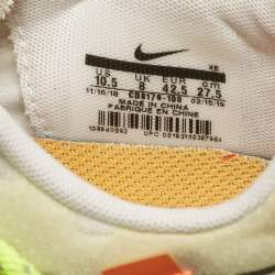 Off-White x Nike Multicolor Neoprene Suede Kiger 5 Cloth Lace Up Sneakers 42.5