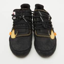 Off-White x Nike Black Mesh and Fabric Air Presto Sneakers Size 45