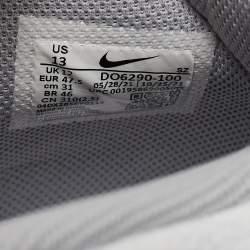 Off-White x Nike White Mesh Air Force 1 Mid Sneakers Size 47.5
