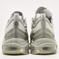 Off White x Nike Grey Mesh and Rubber Air Max 97 Menta Sneakers Size 45