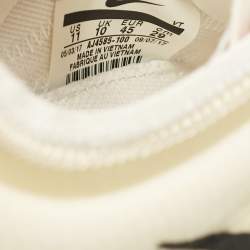 Off White x Nike White Mesh and Rubber Air Max 97 Sneakers Size 45