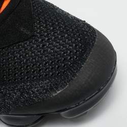 Off-White x Nike Black Knit Fabric Air VaporMax Low Top Sneakers  Size 42          