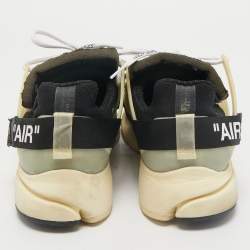 Off-White x Nike Black Mesh and Fabric Air Presto Sneakers Size 44