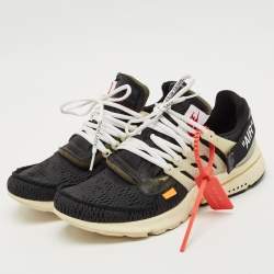 Off-White x Nike Black Mesh Air Presto Sneakers Size 42.5