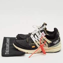 Off-White x Nike Black Mesh Air Presto Sneakers Size 42.5