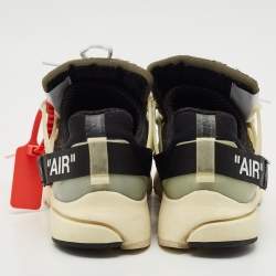 Off-White x Nike Black Mesh Air Presto Sneakers Size 42.5