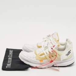 Off-White x Nike White Mesh Air Presto Sneakers Size 42.5