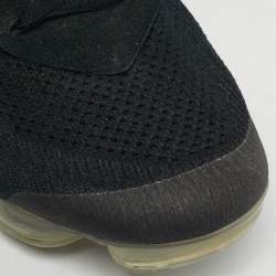 Pre Owned Off-White x Nike Black Knit Fabric Air VaporMax Sneakers Size 44