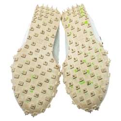 Pre Owned Off White x Nike White PVC Waffle Racer Low Top Sneakers Size 42