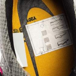 Pre Owned Off White x Nike Black/Pink Nylon And Suede Vapor Street Sneakers Size 45.5