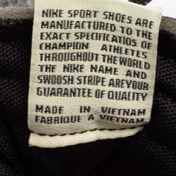 Pre Owned Off White x Nike Black/Pink Nylon And Suede Vapor Street Sneakers Size 45.5