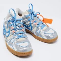 Pre Owned حذاء رياضي أوف وايت x نايك دانك قماش وجلد متعدد الألوان برباط مقاس 44