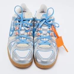 Pre Owned حذاء رياضي أوف وايت x نايك دانك قماش وجلد متعدد الألوان برباط مقاس 44