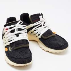 Off-White x Nike Black Mesh The Ten Air Presto Sneakers Size 41