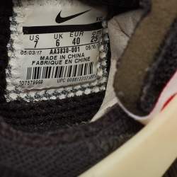 Pre Owned Off-White x Nike Black Fabric Air Presto Sneakers Size 40