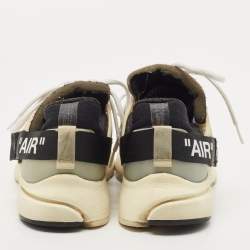 Pre Owned Off-White x Nike Black Fabric Air Presto Sneakers Size 40