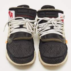 Pre Owned Off-White x Nike Black Mesh Air Presto The Ten Sneakers Size 42.5 