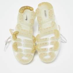 Off-White x Nike White Knit Fabric Vapormax Sneakers Size 42