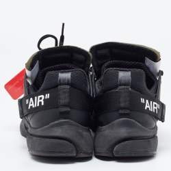 Off White x Nike Black Mesh Fabric Air Presto Sneakers Size 45