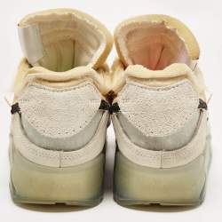 مملوكة مسبقًا Off-White x Nike Suede and Leather  The Ten AIR MAX 90 Sneakers Size 43