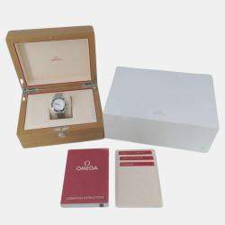 Omega White Stainless Steel Seamaster 210.30.42.20.04.001 Automatic Men's Wristwatch 42 mm