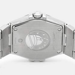 Pre Owned Omega Silver Stainless Steel Constellation 123.10.35.60.02.001 Men's Wristwatch 35 mm