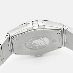Pre Owned Omega Silver Stainless Steel Constellation 123.10.35.60.02.001 Men's Wristwatch 35 mm