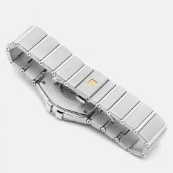 Pre Owned Omega Silver Stainless Steel Constellation 123.10.35.60.02.001 Men's Wristwatch 35 mm