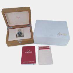 Omega Black Stainless Steel Seamaster Aqua Terra Automatic Men's Wristwatch 41.5 mm