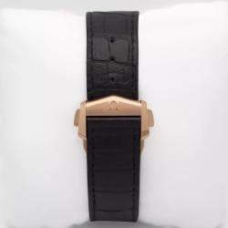 Omega Black 18k Rose Gold Speedmaster Moonphase 304.63.44.52.01.001 Automatic Men's Wristwatch 44 mm