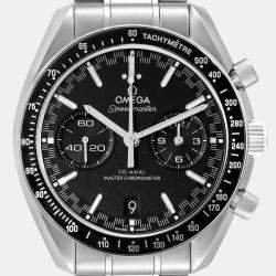 Omega Black Stainless Steel Speedmaster 329.30.44.51.01.001 Automatic Men's Wristwatch 44.25 mm