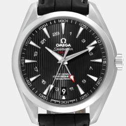 Omega Black Stainless Steel Seamaster Aqua Terra 231.13.43.22.01.001 Automatic Men's Wristwatch 43 mm