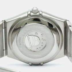 Omega Silver Stainless Steel Constellation Automatic Men's Wristwatch 36 mm
