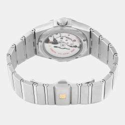 Omega Grey Stainless Steel Constellation 123.10.38.21.06.001 Automatic Men's Wristwatch 38.5 mm