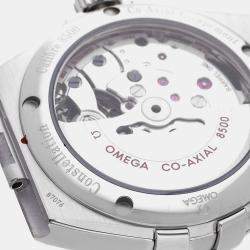 Omega Grey Stainless Steel Constellation 123.10.38.21.06.001 Automatic Men's Wristwatch 38.5 mm