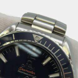 Omega Blue Stainless Steel Seamaster 215.30.44.21.03.001 Automatic Men's Wristwatch 43.5 mm