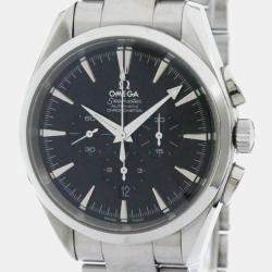 Omega Black Stainless Steel Seamaster Aqua Terra 2512.50 Automatic Men's Wristwatch 42 mm