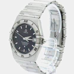 Omega Grey Stainless Steel Constellation 1502.40 Automatic Men's Wristwatch 35 mm