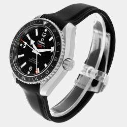 Omega Black Stainless Steel Seamaster Planet Ocean 232.32.44.22.01.001  Automatic Men's Wristwatch 43.5 mm