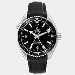 Omega Black Stainless Steel Seamaster Planet Ocean 232.32.44.22.01.001  Automatic Men's Wristwatch 43.5 mm