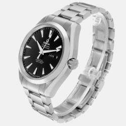 Omega Black Stainless Steel Seamaster Aqua Terra 231.10.43.22.01.002 Automatic Men's Wristwatch 43 mm